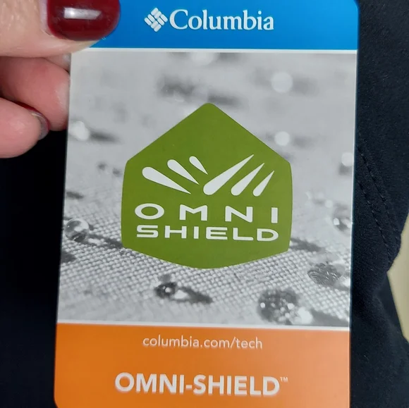 New Women XL Columbia Omni-Shell Lined Sleek Black Leggings with Side Pocket - Picture 11 of 16